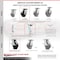Service Caster 5 Inch Glass Filled Nylon Caster Set with Roller Bearing 2 Brakes and 2 Rigid SCC-35S520-GFNR-SLB-2-R-2 - alternate 2